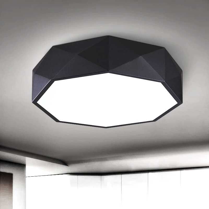Ceiling Lamp Chandelier TOOLIGHT APP863-C Diamond Black Round 5-light points E27 50x8Cm