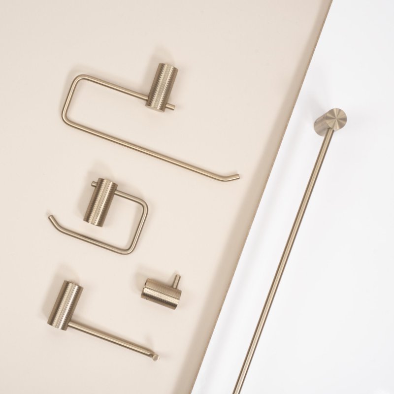 TOILET PAPER HOLDER REA 9711 PRISM BRUSH GOLD