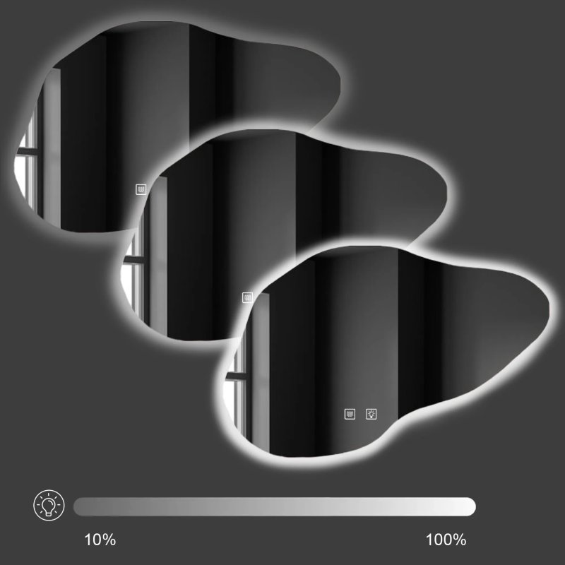Mirror P11229 LED CLOUD B 100x70cm
