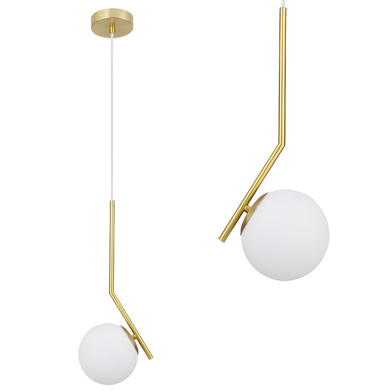 CEILING LAMP CHANDELIER TOOLIGHT G106-1W GOLD WHITE