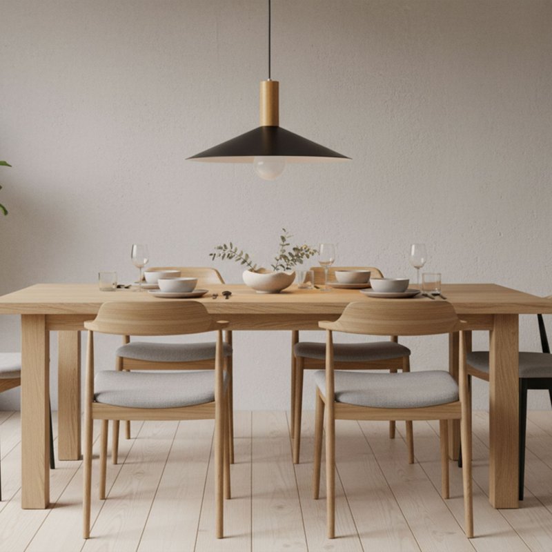 Pendant Lamp TOOLIGHT APP1084-1CP Black Brown E27 1-light point