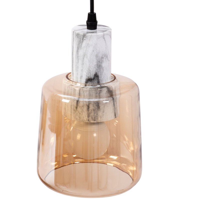 Pendant Lamp TOOLIGHT APP1011-1CP Beige E27 1-light point