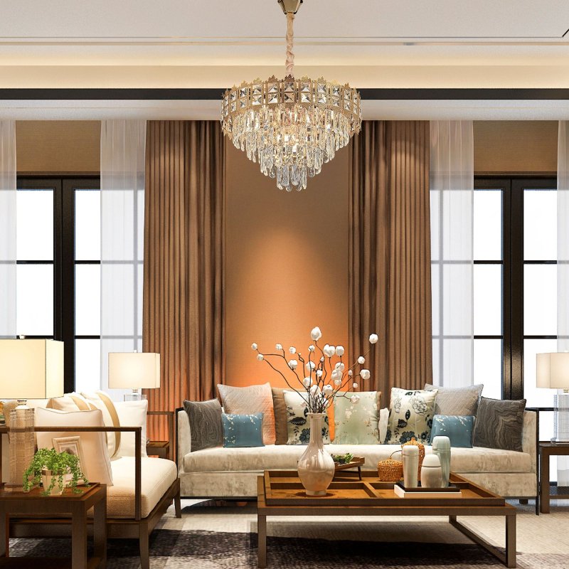 CEILING LAMP CHANDELIER TOOLIGHT G049-CP 60CM GOLD