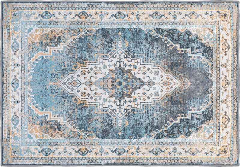 PLUSH DESIGN 2 1.60*2.30 BLUE