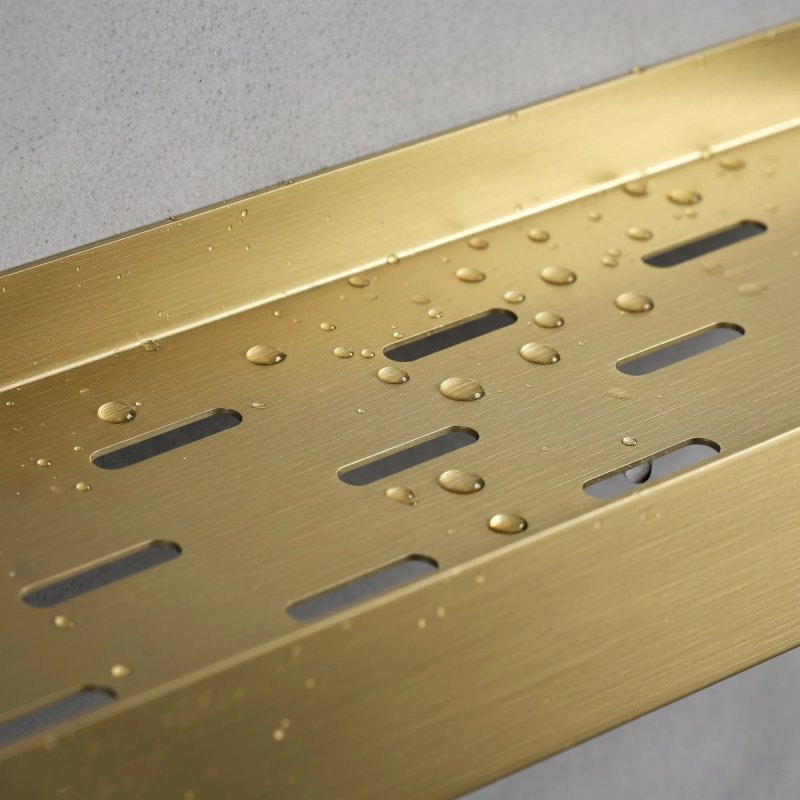 Bathroom Shelf Sf04 60Cm Brushed Gold
