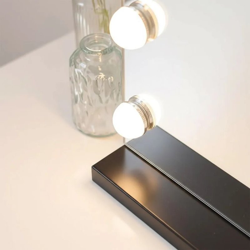 Mirror Rea Hollywood Led Black