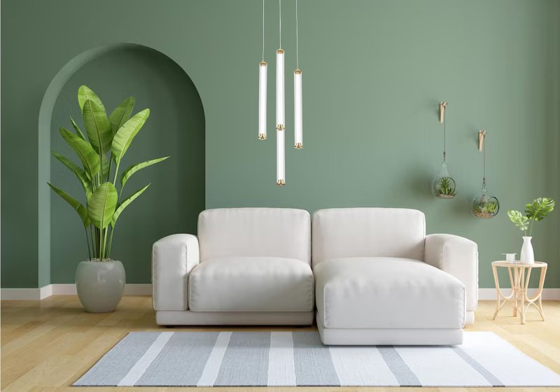 CEILING LAMP CHANDELIER TOOLIGHT LED G024-4CPR GOLD
