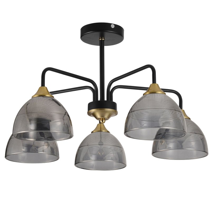 CEILING LAMP CHANDELIER TOOLIGHT G085-5C BLACK GREY
