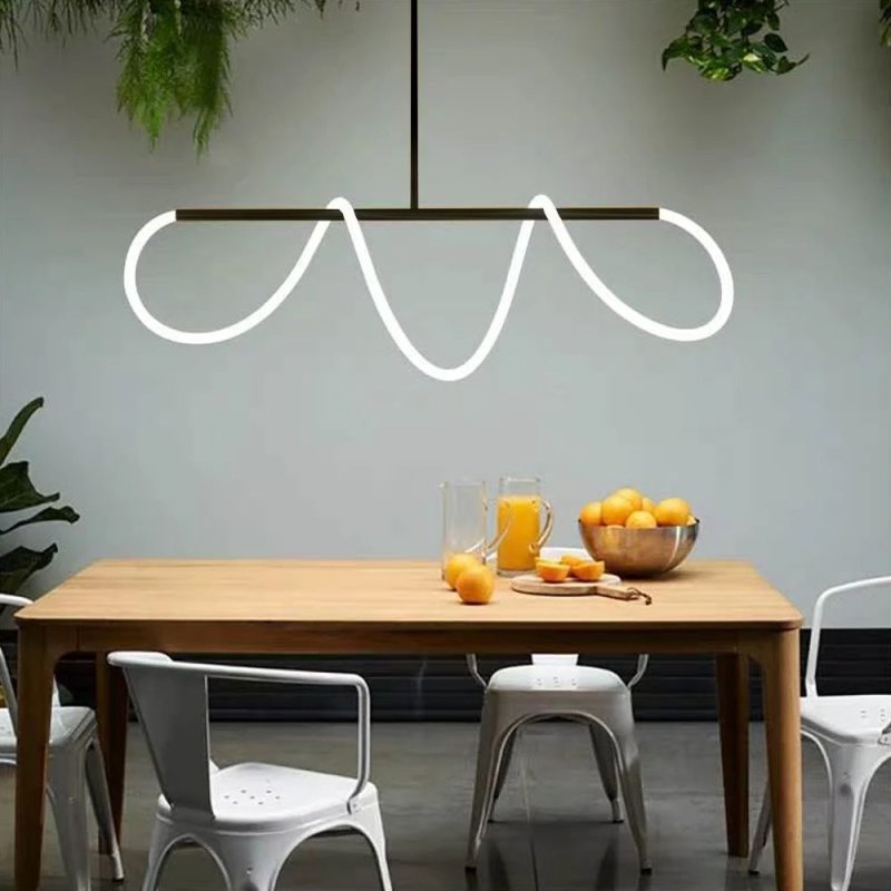 Pendant LED Lamp TOOLIGHT APP856 Black Metal Plastic 40W