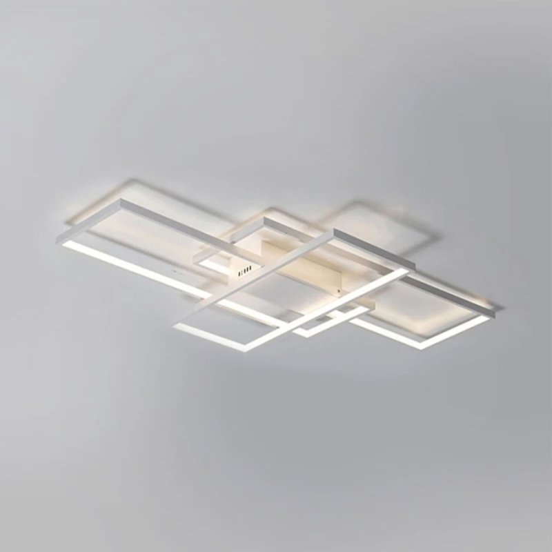 Ceiling LED Lamp Chandelier TOOLIGHT APP660 Modern White + Remote Control 3-light points 50x90Cm