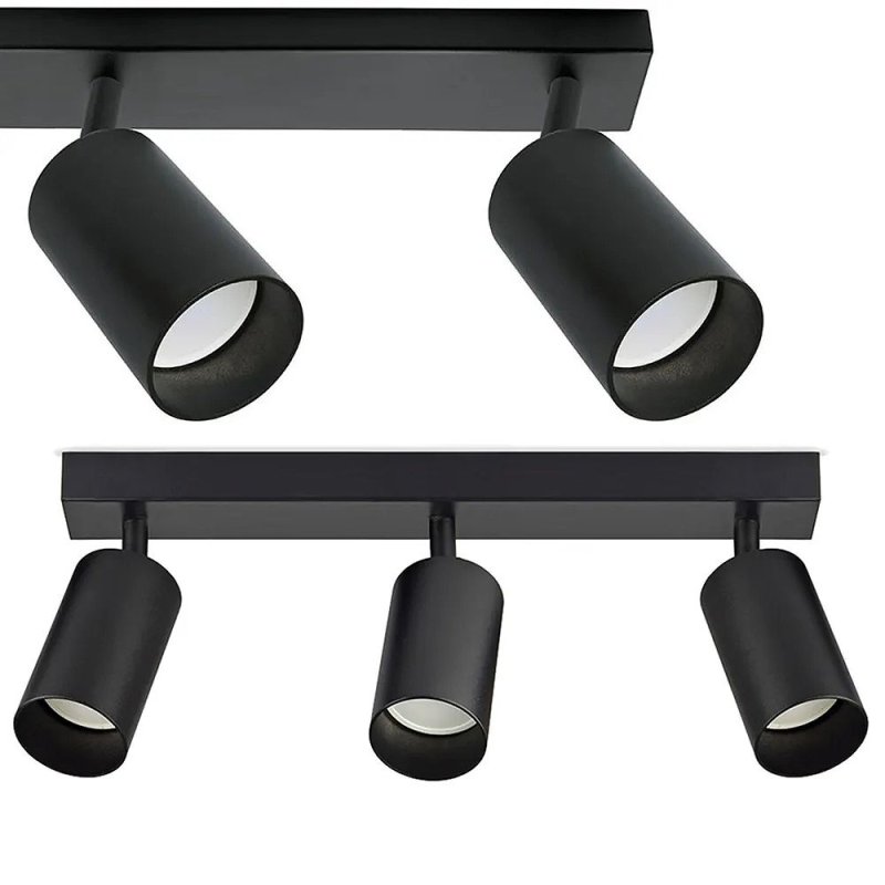 Pendant Lamp TOOLIGHT APP1243 SPOTS Metal Black GU10 3-light points