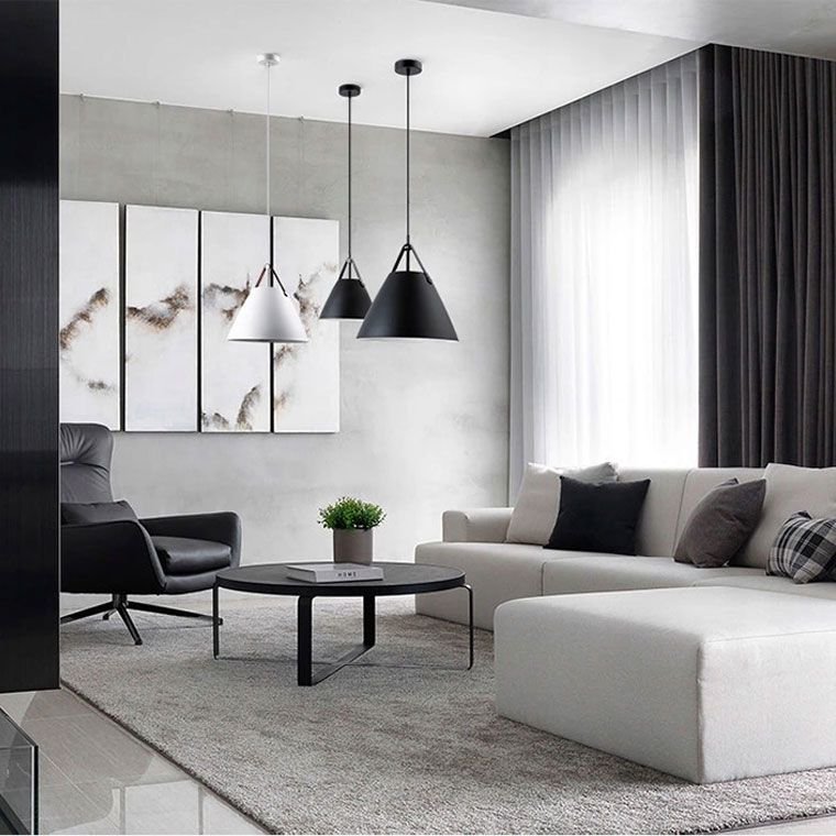 Lamp BUFFO Black 105x27x105cm