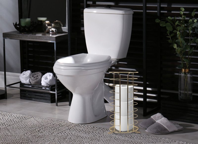 TOILET PAPER STAND REA P11899 GOLD