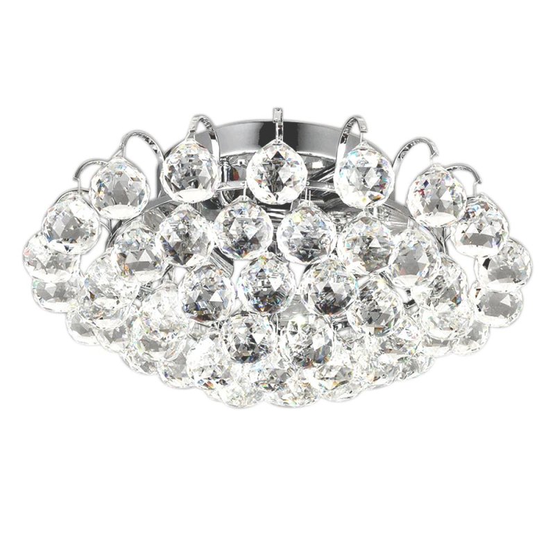 Ceiling Lamp Chandelier TOOLIGHT APP783-3C Cristal Round 3-light points E14