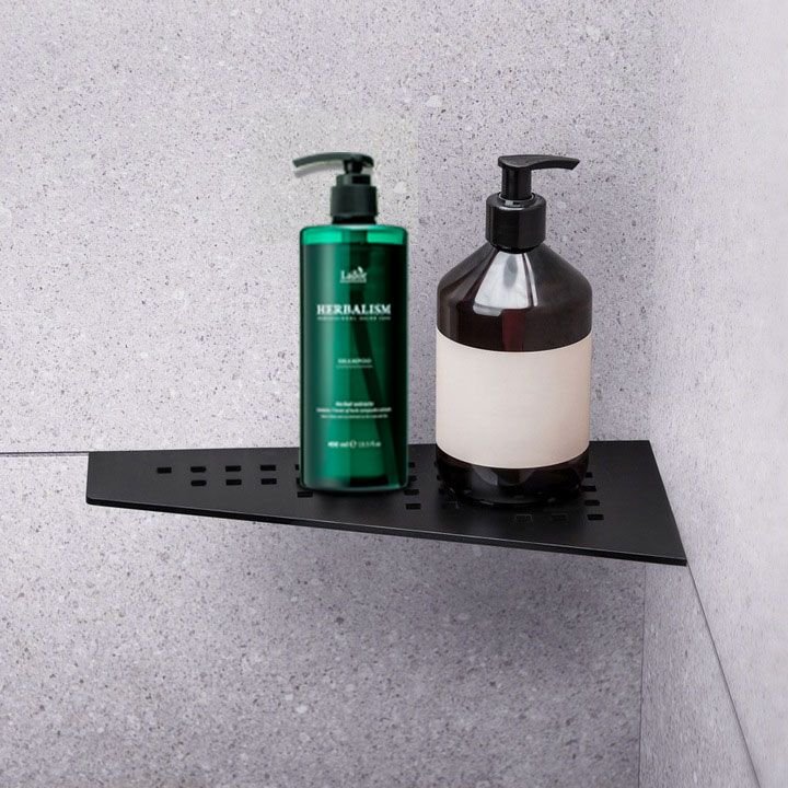 Bathroom Shelf Sf05 Black Matt