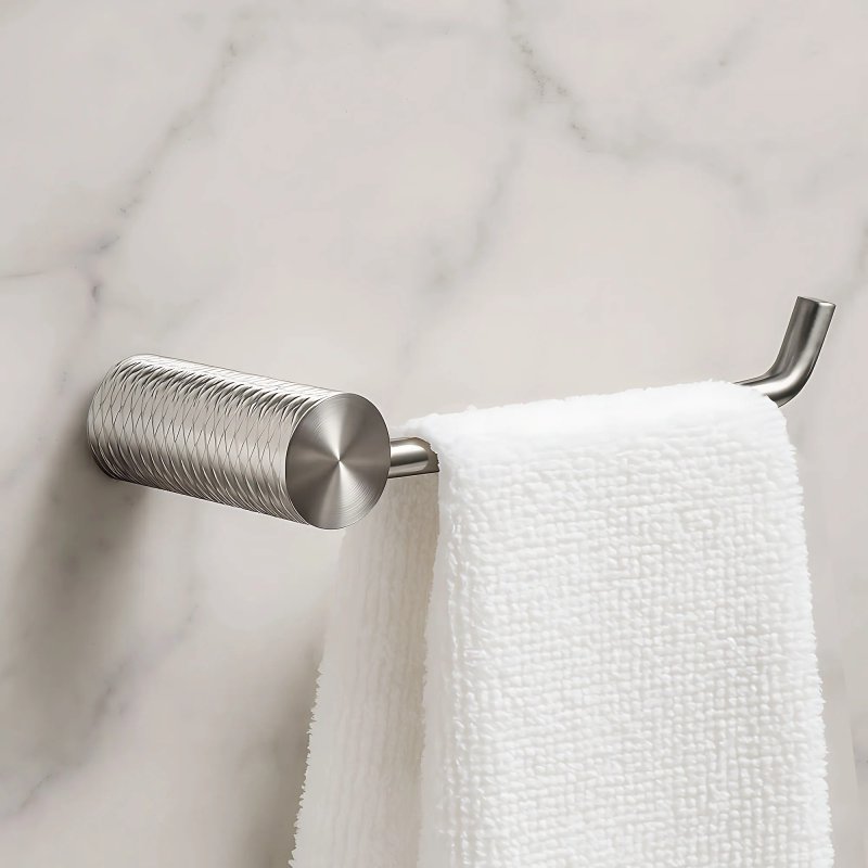 BATHROOM HANGER REA 9711A PRISM BRUSH STEEL