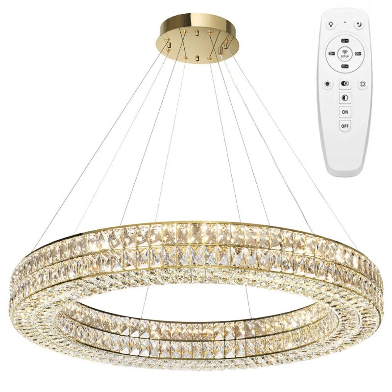 CEILING LAMP CHANDELIER TOOLIGHT LED APP1569-CP 80CM GOLD