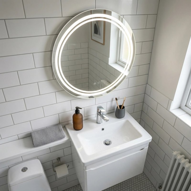 Mirror Rea Soft 50 Led Transparent