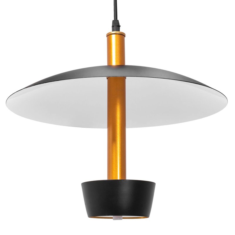 Pendant LED Lamp TOOLIGHT APP914-1CP Gold Black Round 1-light point 7W 35,5x30cm