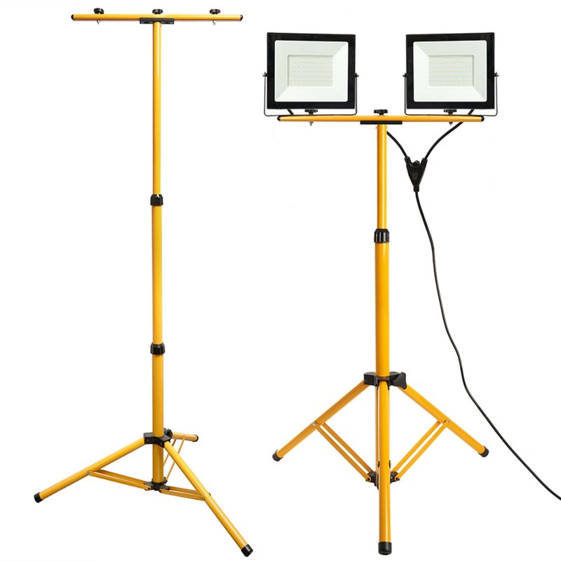Construction LED halogen lamp on a stand RSL006-2x100N