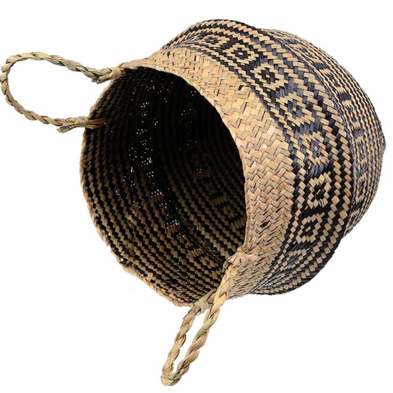 Natural boho-style basket 322177