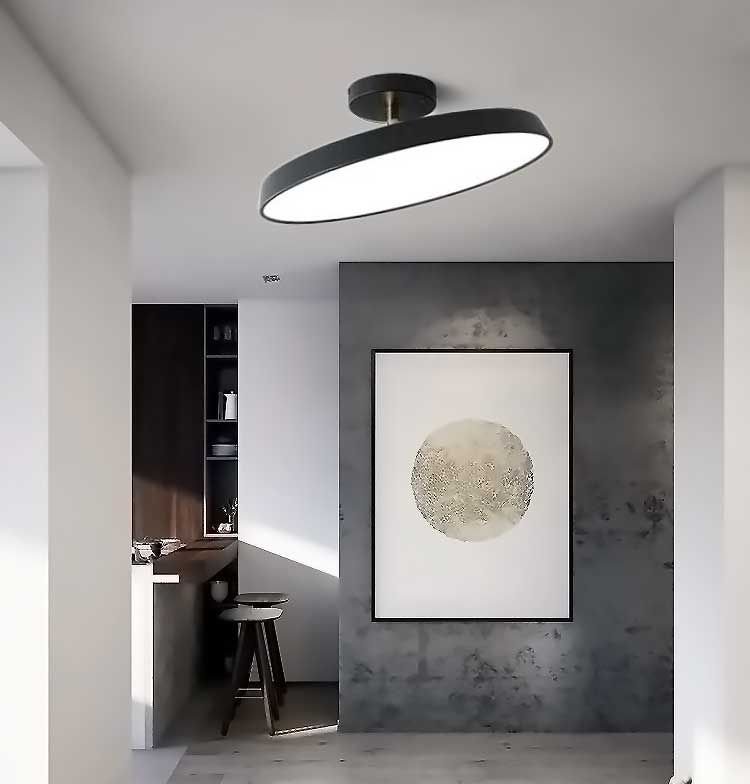 Ceiling Lamp Chandelier TOOLIGHT APP860-C Black 50cm Round 5-light points E27 50x14Cm