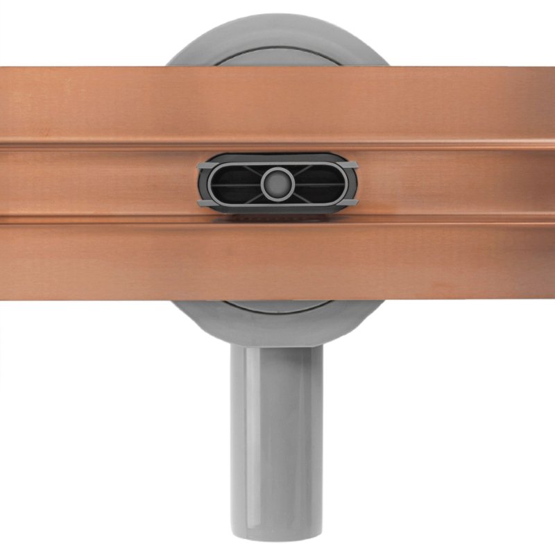 LINEAR DRAINAGE REA NEOX SLIM PRO 700 BRUSH COPPER