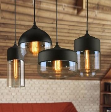Pendant Lamp TOOLIGHT APP021-1CP ZENIT D Black 25x19,5 cm E27