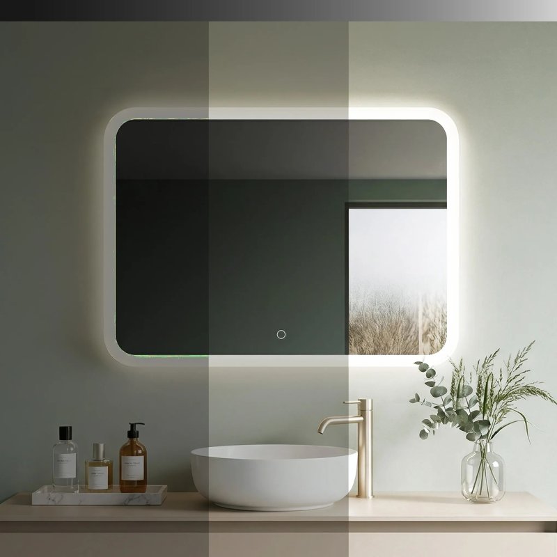 MIRROR REA TOP-3 80X60 TRANSPARENT 80X60 LED
