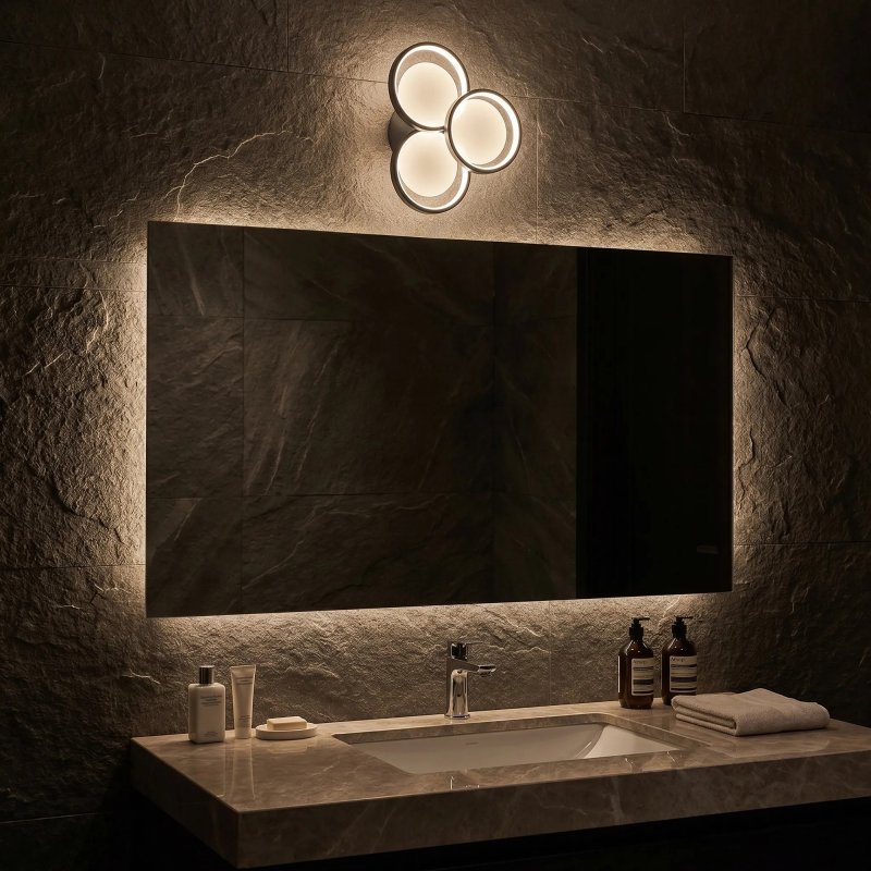 Ceiling Lamp Toolight App1919-C Black Led Black