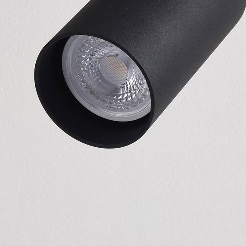 Ceiling Lamp Chandelier TOOLIGHT APP1244-1C Black GU10