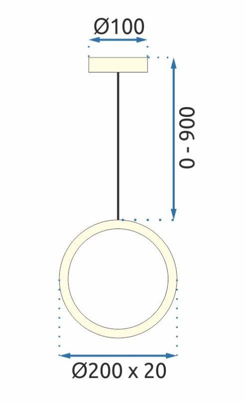 CEILING LAMP CHANDELIER TOOLIGHT LED G089-1CP TRANSPARENT