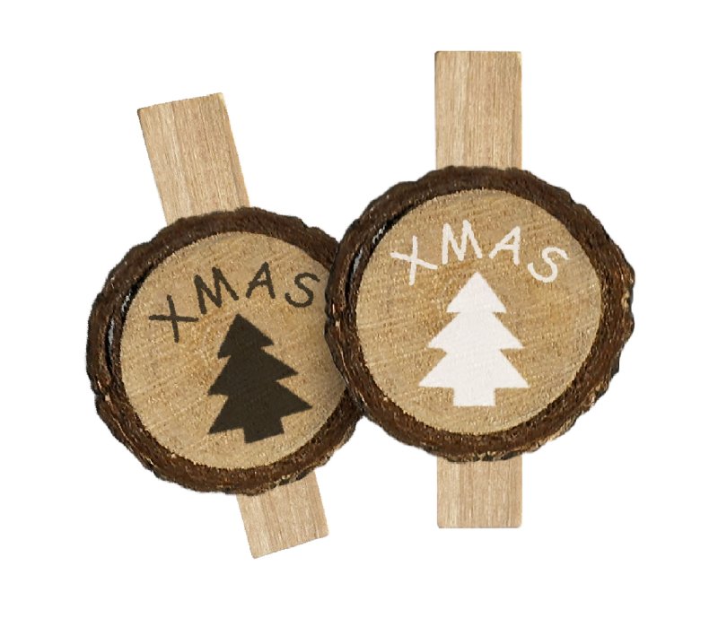 Christmas decoration set 8 wood tree KL-21X11