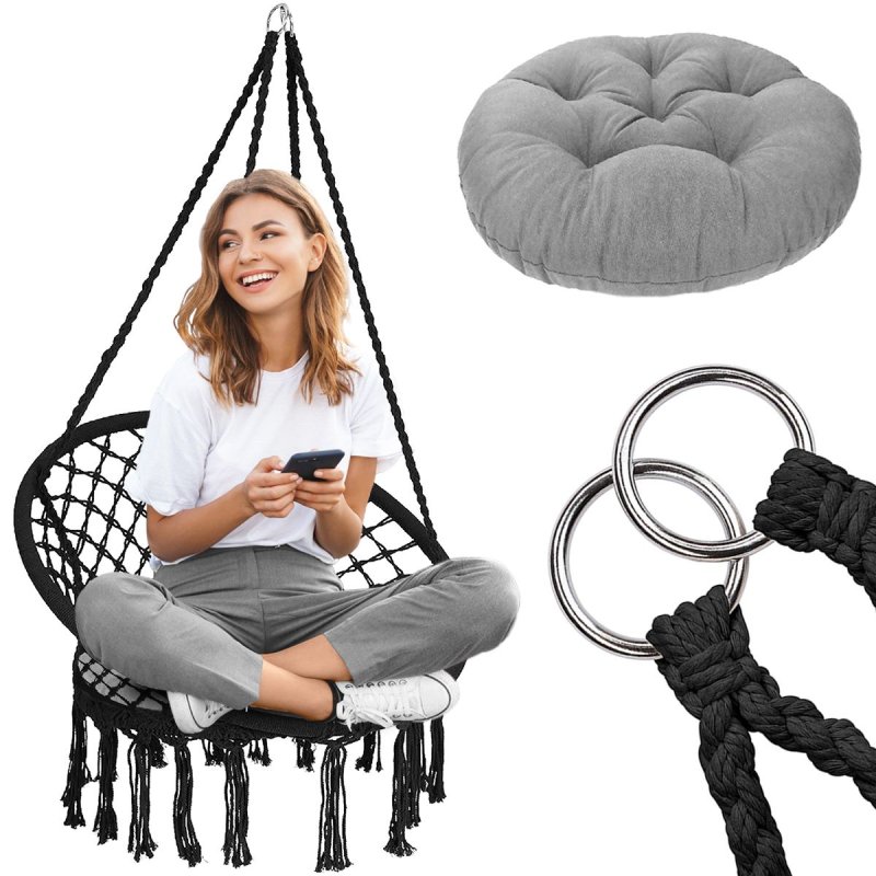 Swing 490129A BLACK 62x33x142cm