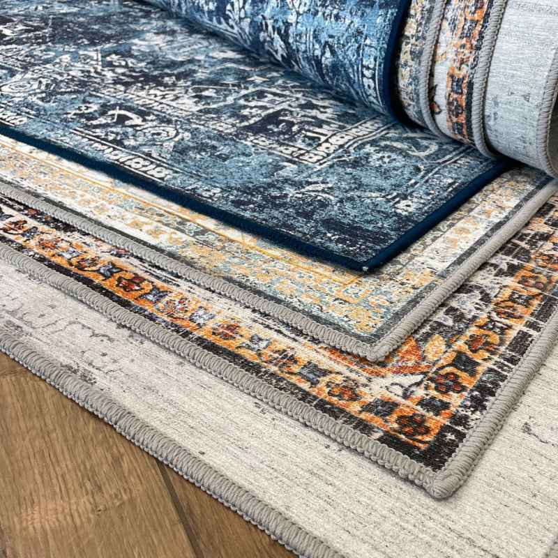 PLUSH DESIGN 2 1.60*2.30 BLUE