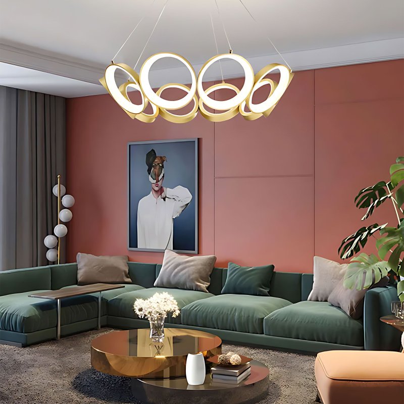 CEILING LAMP CHANDELIER TOOLIGHT APP1800-CP GOLD