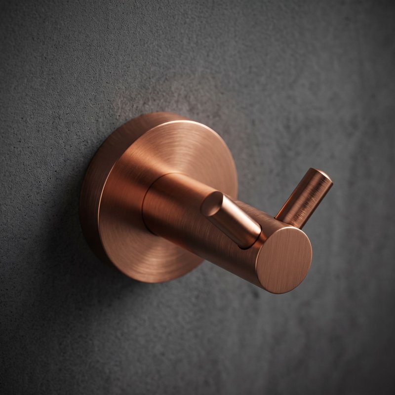 Rea Bathroom Hanger 5605 Leo Brush Copper