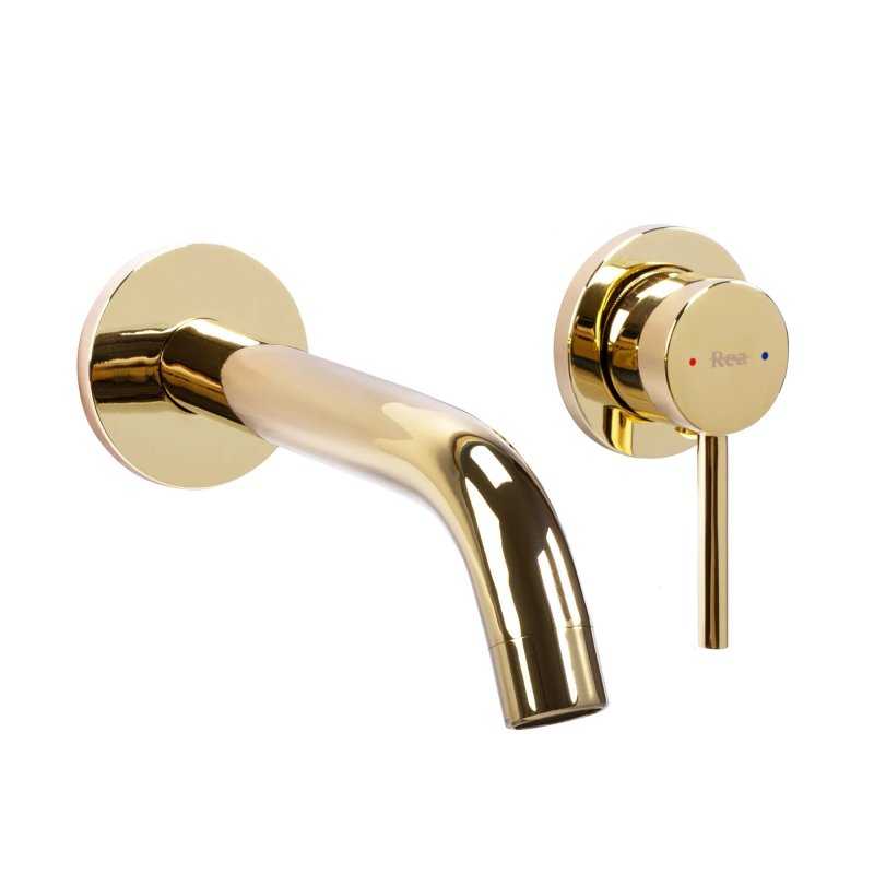 Wall Mounted Basin Faucet REA Owen Gold + BOX