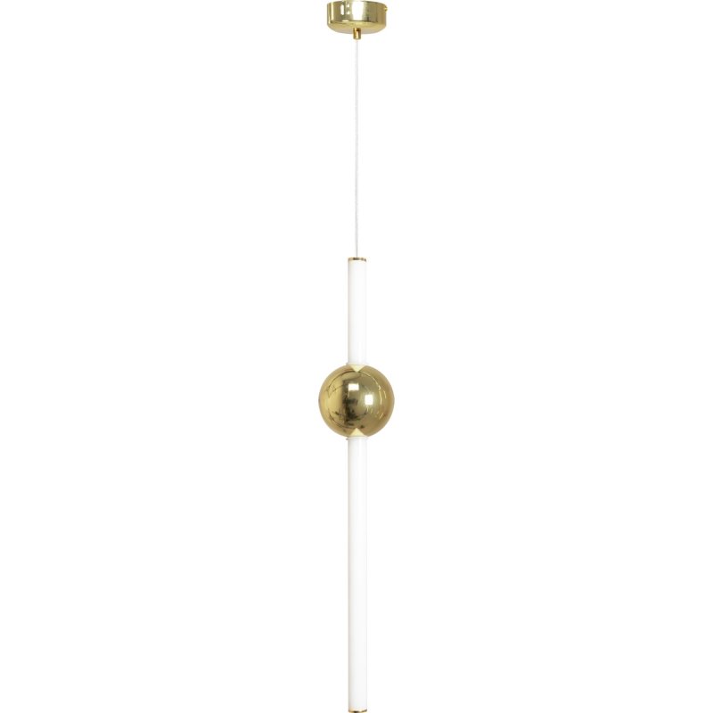 Pendant LED Lamp TOOLIGHT APP476-CP LONG White Gold 1-light point 12W 10x10x59-119cm