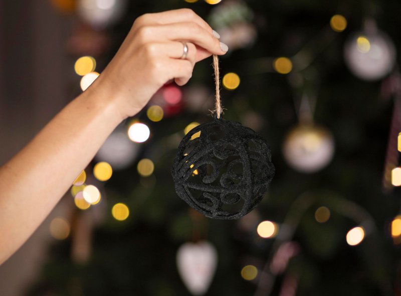 Christmas tree baubles 6 pc KL-21X25