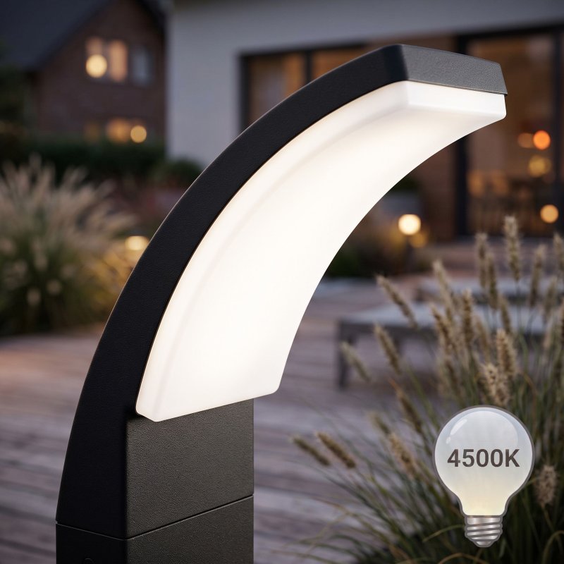 Toolight Standing Led Garden Lamp Jnh033-g Black