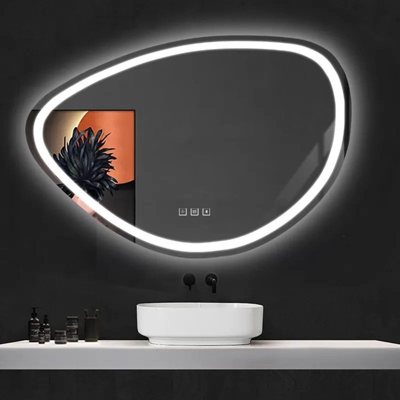 Bathroom LED Mirror REA FOG 70x100cm