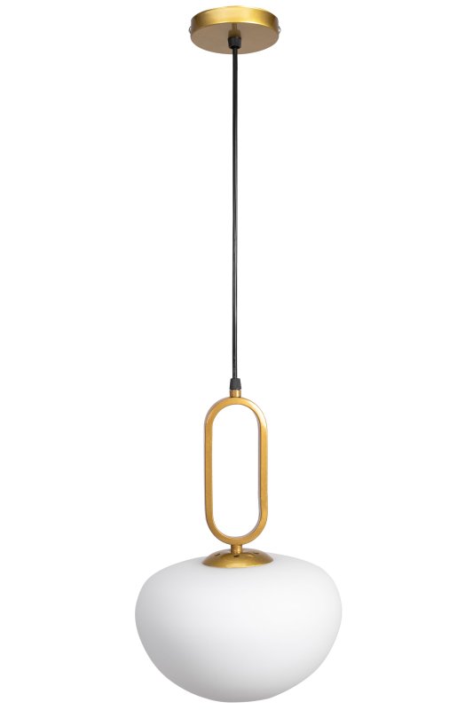 Pendant Lamp TOOLIGHT APP1074-1CP White Gold 1-light point E27 22x22x15,5-100cm