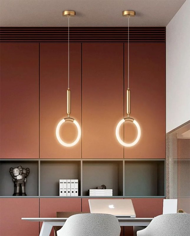 LED PENDANT LAMP TOOLIGHT LHJ058-CP1 4 BRUSHED GOLD