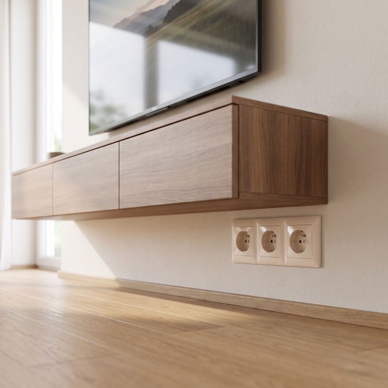 Toolight Triple Socket Frame Oste Jnh015-3f Beige