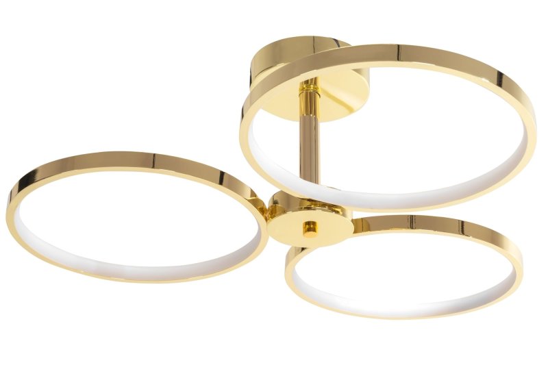 Pendant LED Lamp TOOLIGHT APP993-C Gold + remote control 3-light points 70W 63x66x24cm
