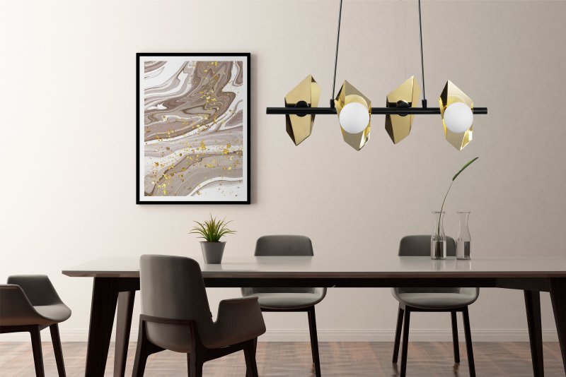 Lamp APP1412-CP BLACK GOLD