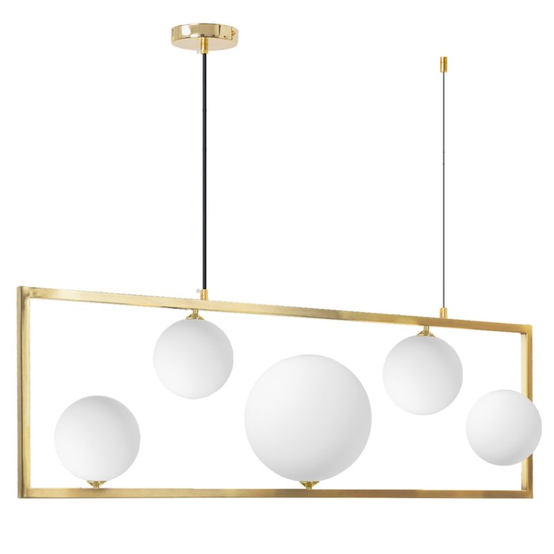 Pendant Lamp TOOLIGHT APP1020-5CP Gold 5-light points G9 12x80x29,5x50-120cm