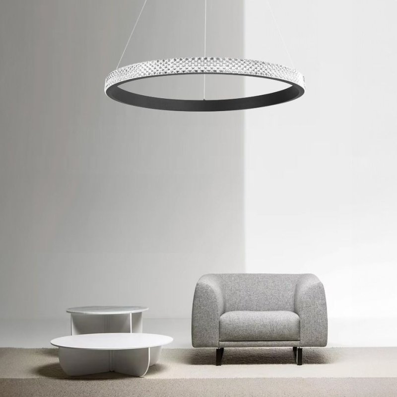 CEILING LAMP CHANDELIER TOOLIGHT LED APP1512-CP BLACK