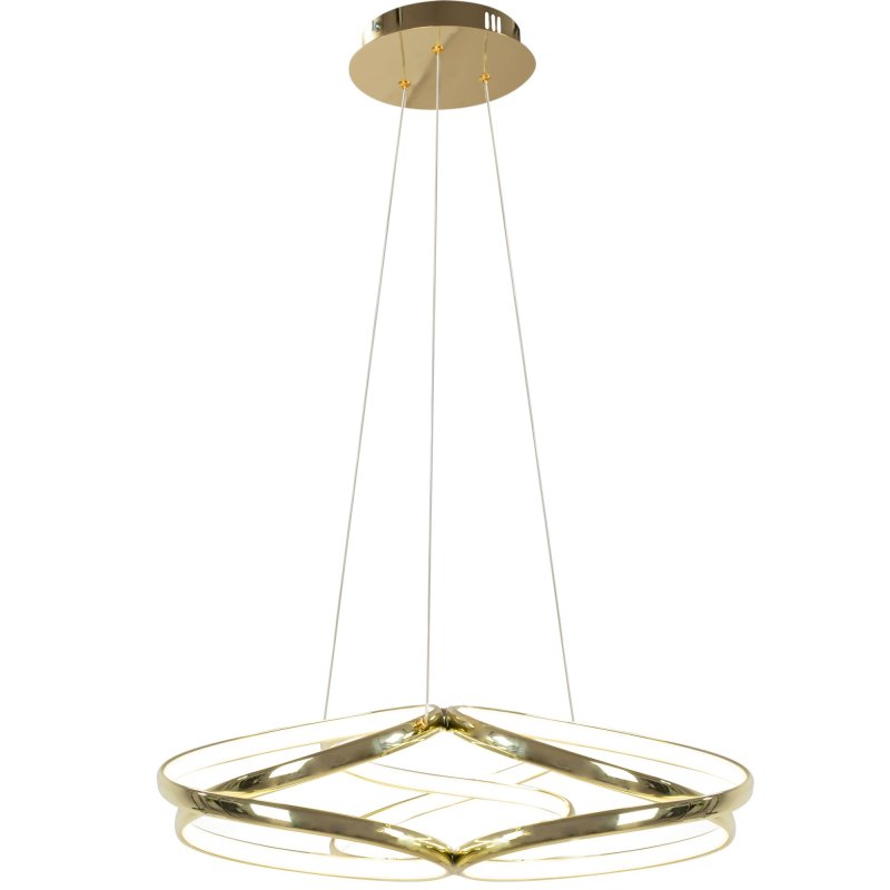 Pendant LED Lamp TOOLIGHT APP794-CP Modern Gold + remote control 3-light points 70W 54x54x26-89cm